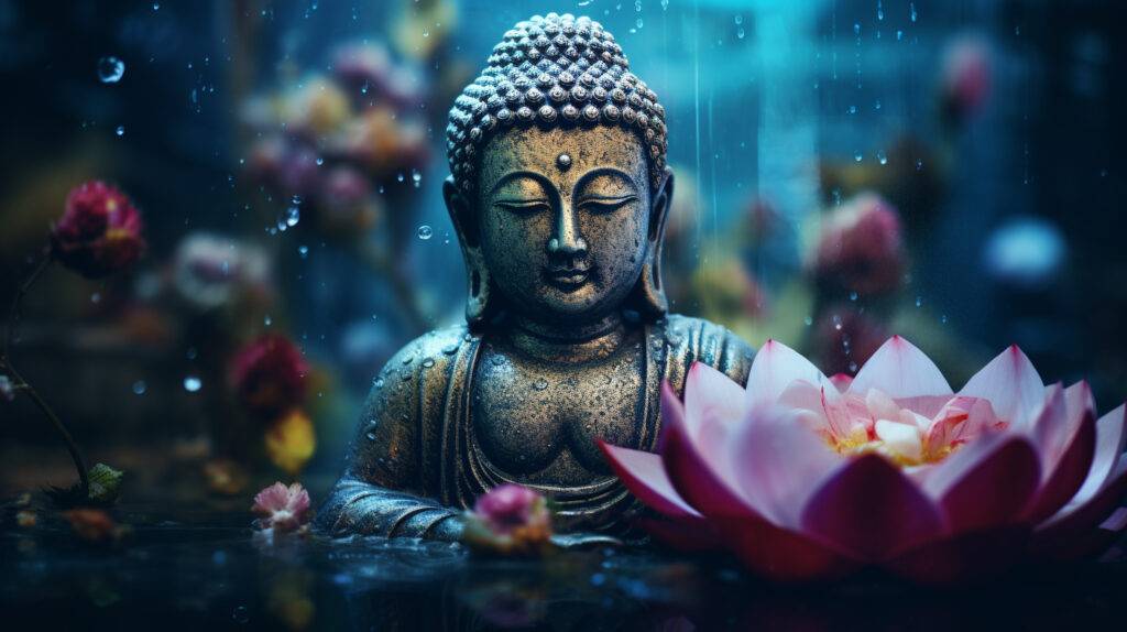 Alexander1111ART meditation buddha lotus in the style of photo cc6a2d3f 8db6 41e5 a977 0e2fb363f3c0 1